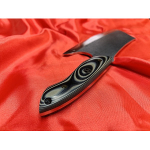 М’ЯСОРУБ кухонна сокирка ручної роботи майстра студії GARAGE ART, сталь Х12МФ, 59 HRC кріо. Photo 3